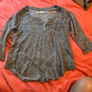 a cute gray blouse